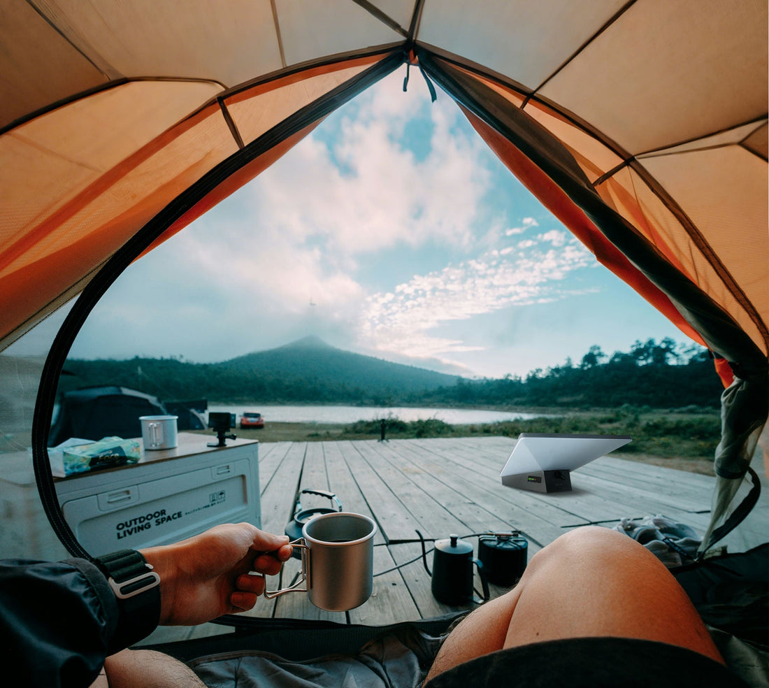 Your Lakeside Office: Edit Mountain Photos with 180Wh All-Weather Power - LiFirstPOWER