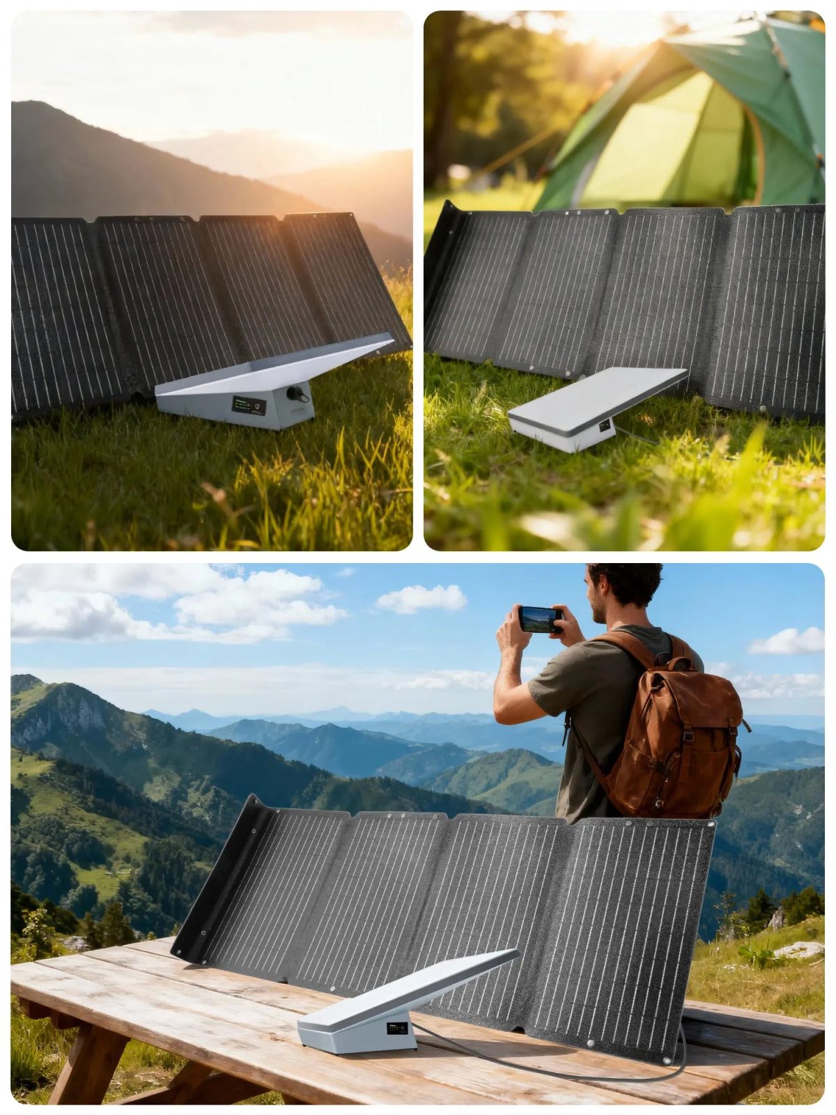 36 V 60 W Foldable Solar Panel – High - Efficiency (22–23%) with DC + USB + USB - C Outputs, Lightweight 1.6 kg - LiFirstPOWER