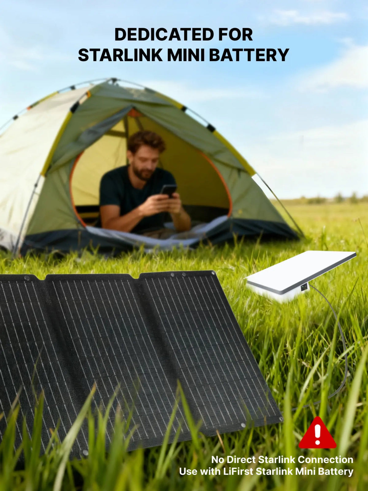 36 V 60 W Foldable Solar Panel – High - Efficiency (22–23%) with DC + USB + USB - C Outputs, Lightweight 1.6 kg - LiFirstPOWER