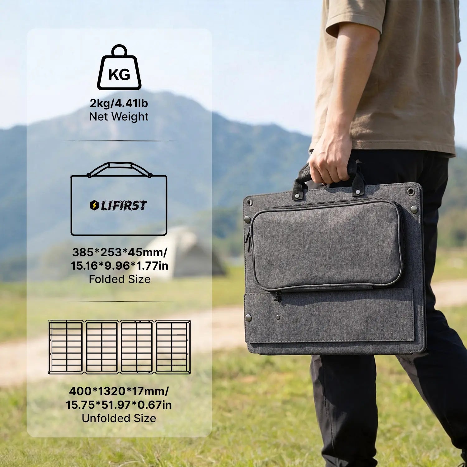 90W Portable Foldable Solar Panel - LiFirstPOWER