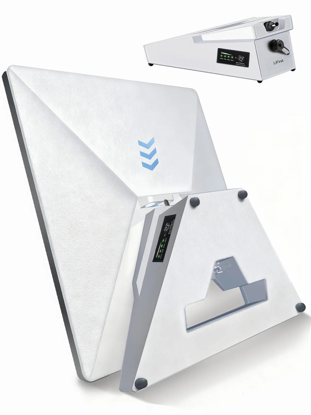 99 Wh Starlink Mini Aviation - Grade Portable Battery – Hollow Triangle Structure, IP65 Waterproof, Ergonomic, Quick - Release Mount - LiFirstPOWER