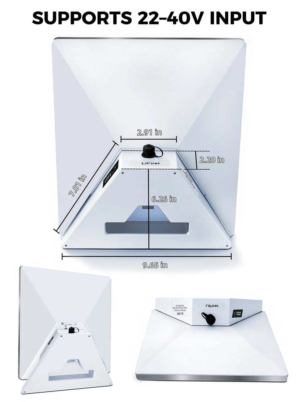 99 Wh Starlink Mini Aviation - Grade Portable Battery – Hollow Triangle Structure, IP65 Waterproof, Ergonomic, Quick - Release Mount - LiFirstPOWER