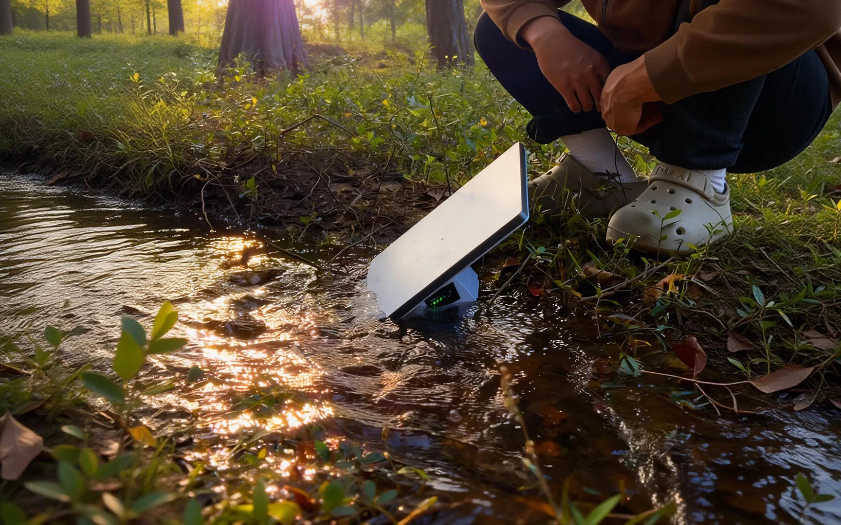 The Starlink mini battery is rated IP65 and can be used normally in water.