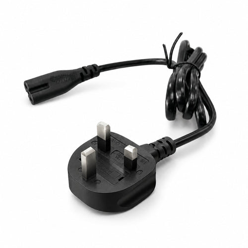 LiFirstPOWER 25.2V 3A battery charger with UK plug AC power cord and DC output cable.