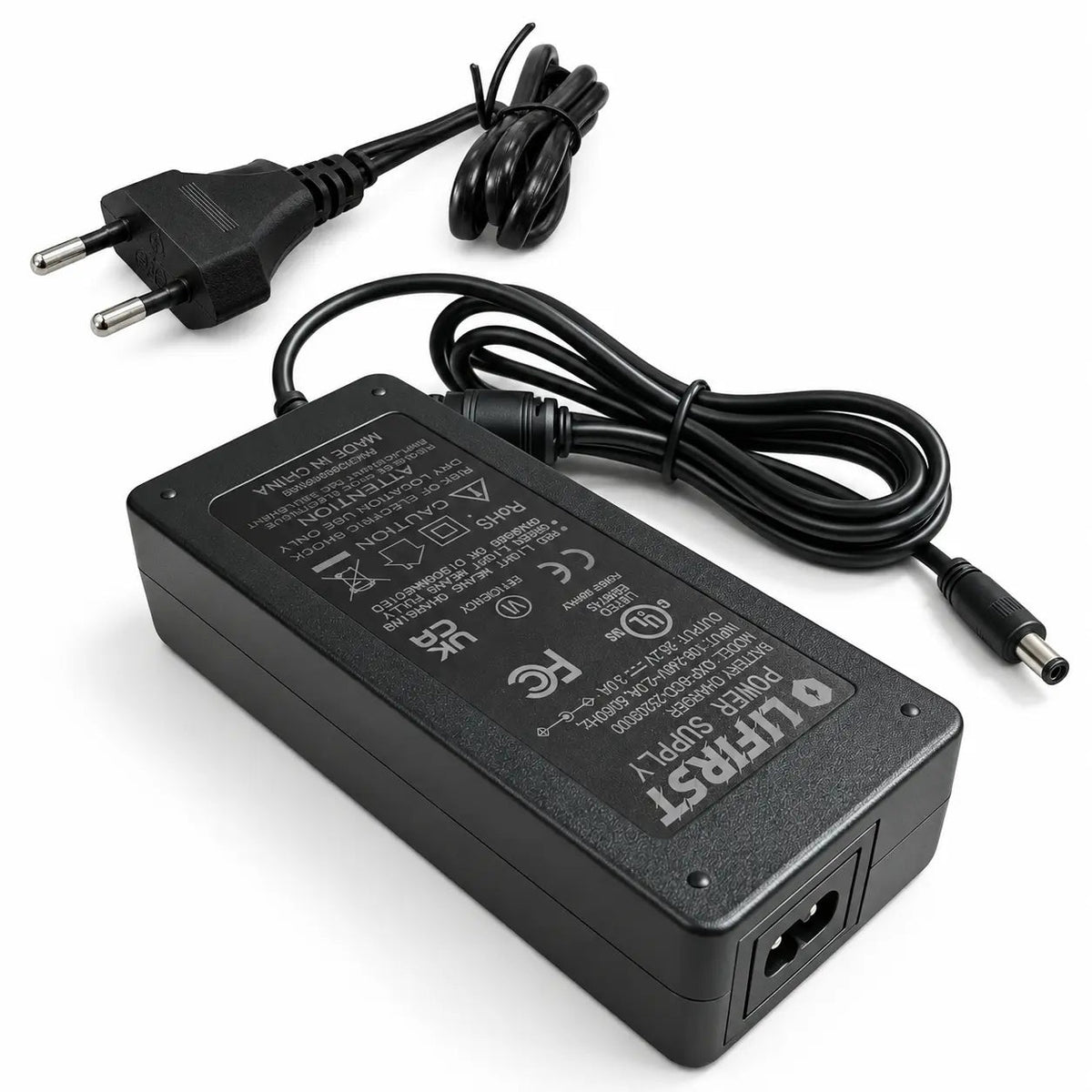 LiFirst 25.2V 3A Battery Charger – US, UK, EU & AU Plug Options - LiFirstPOWER