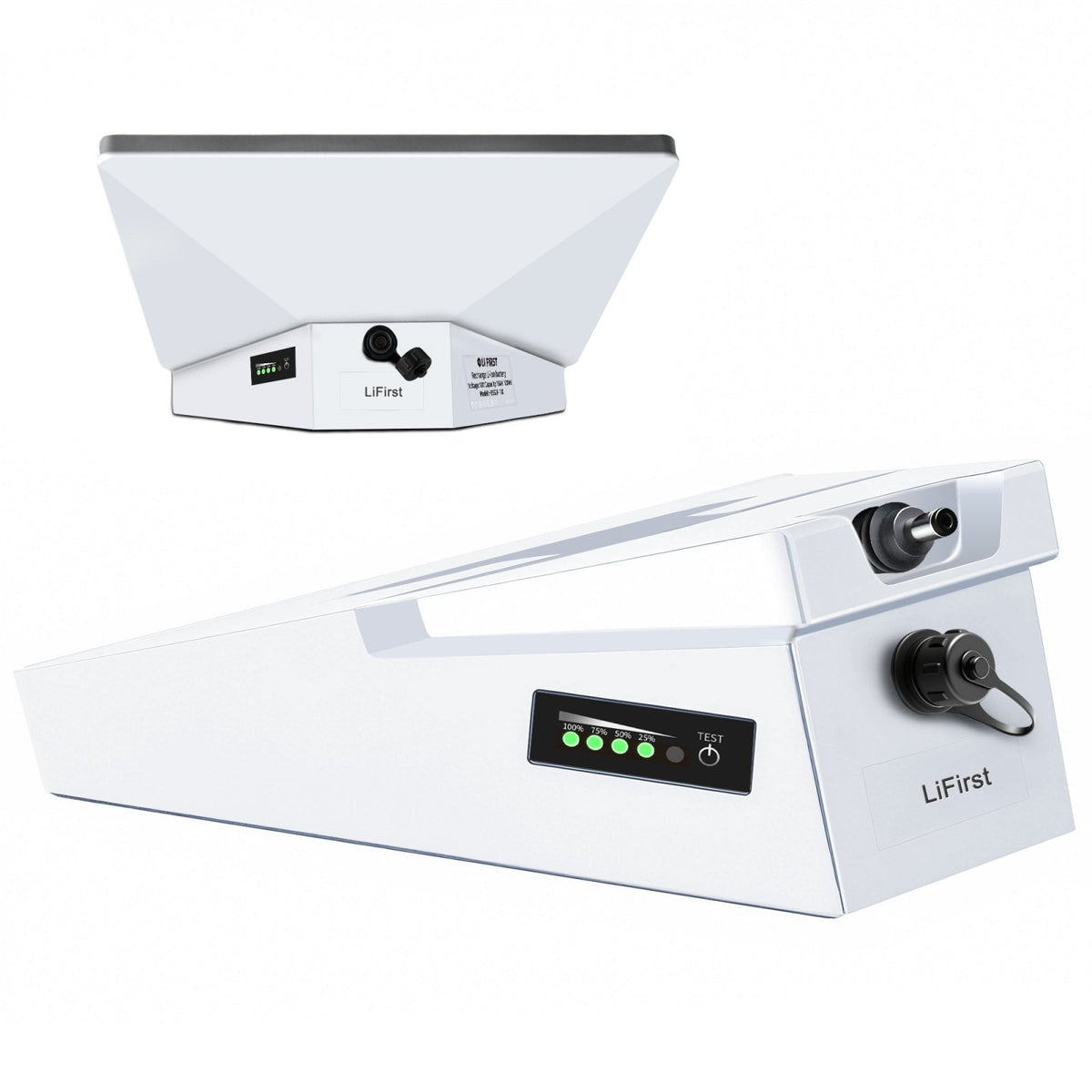 LiFirst CORE+ 180Wh Starlink Mini battery with integrated clip-on mount and Direct-DC power design