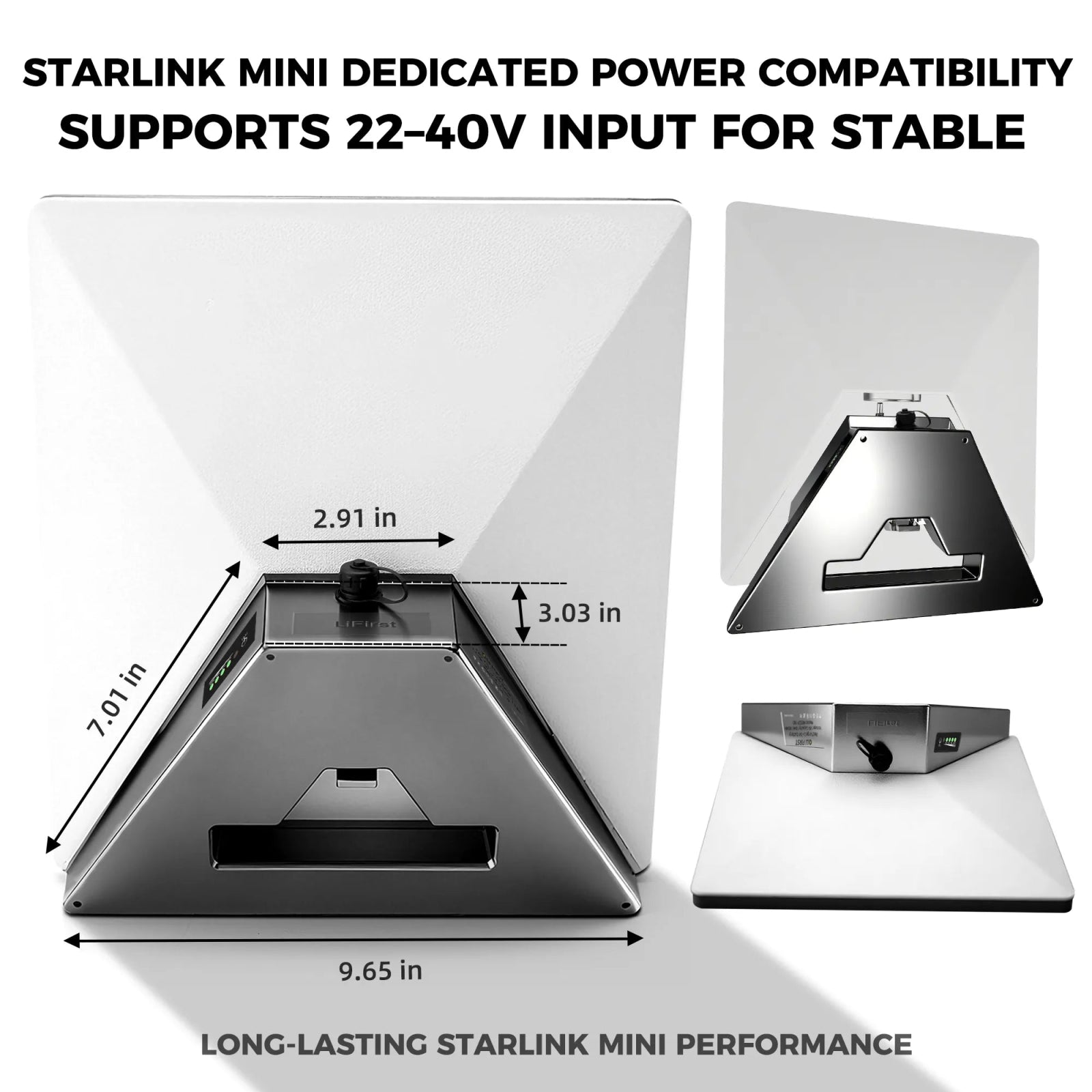 Starlink Mini 180Wh Portable Battery – Waterproof, 11.5H Runtime - LiFirstPOWER