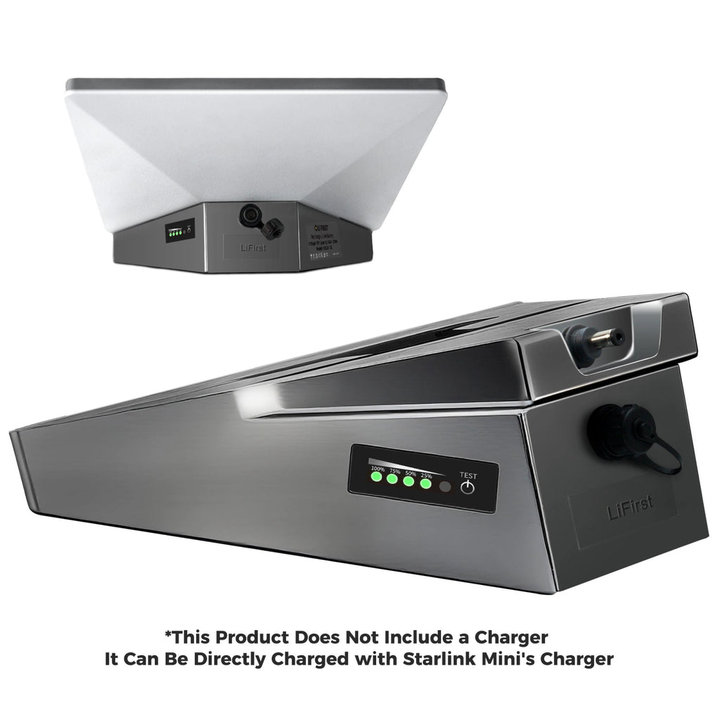 Starlink Mini 180Wh Portable Battery – Waterproof, 7 - 10.5 Runtime - LiFirstPOWER