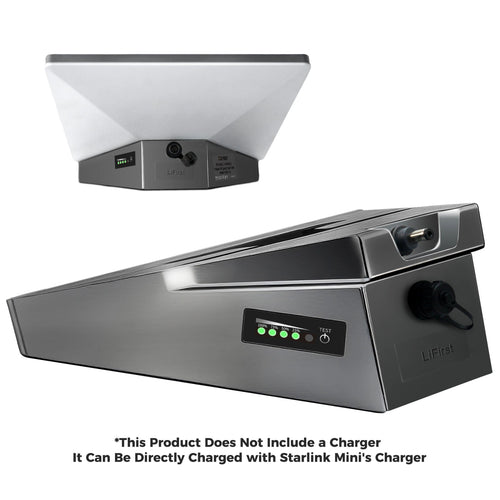 Starlink Mini 180Wh Portable Battery – Waterproof, 7 - 10.5 Runtime - LiFirstPOWER