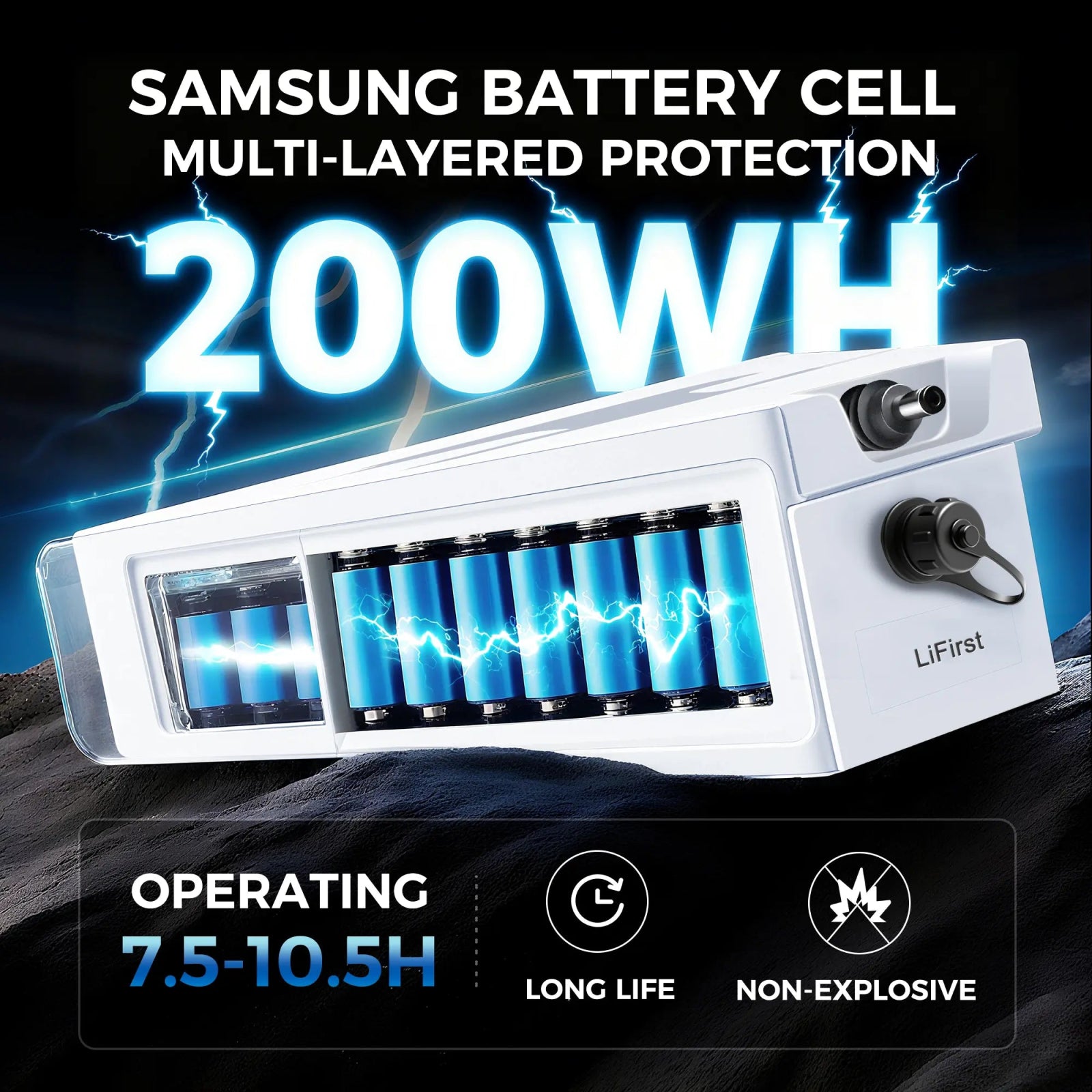 Starlink Mini Portable 200 Wh Aviation - Grade Battery – Waterproof IP65 - LiFirstPOWER