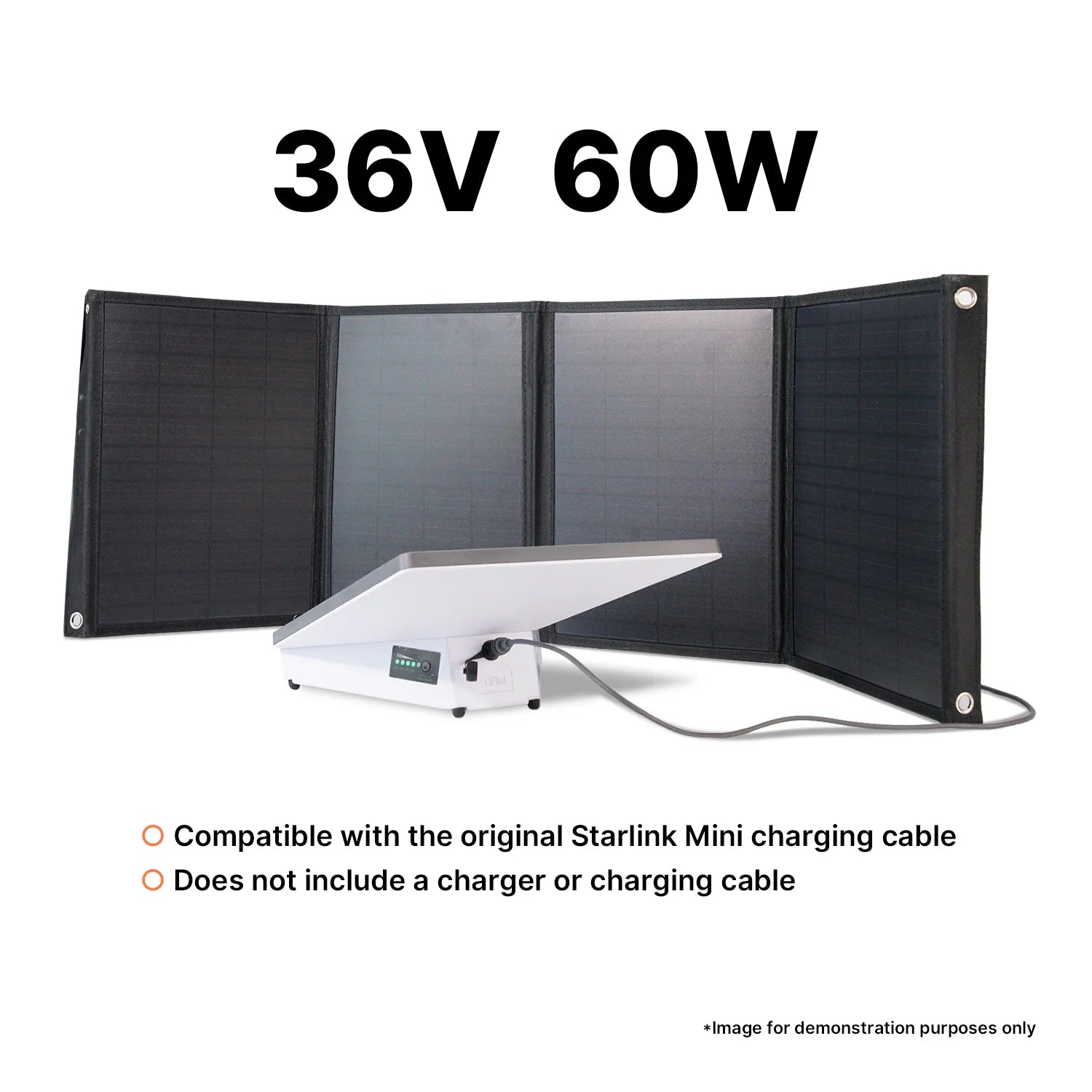 Starlink Mini Power Kit｜180 Wh Battery + 36 V 60 W Efficient Solar Panel - LiFirstPOWER
